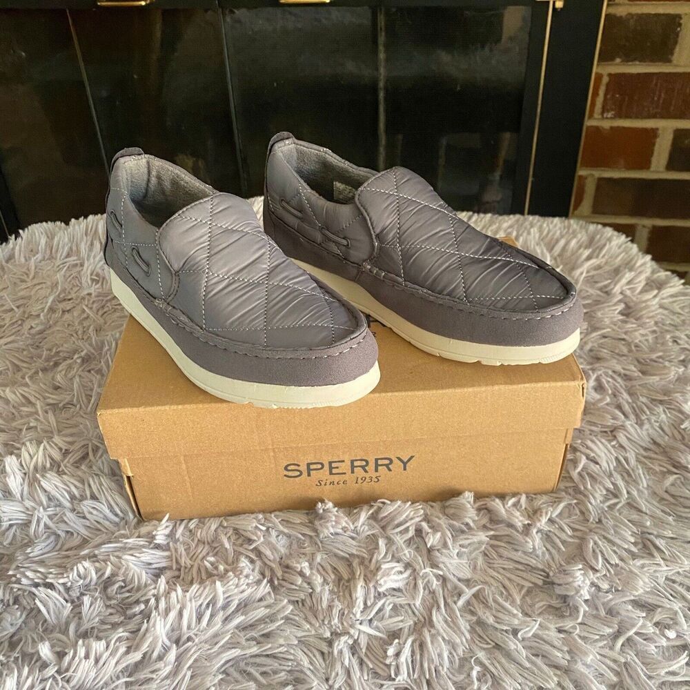 Sperry Women’s Slip On Shoes Lightweig Gray Size 7.5 M Comfort Soft Sneakers NEW - Picture 11 of 16